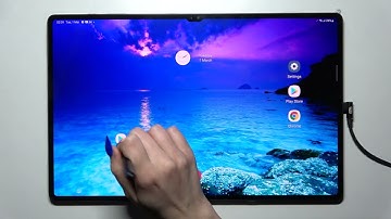 Samsung Galaxy Tab S8 Ultra - How To Open Apps In Pop Up View (Floating Windows)