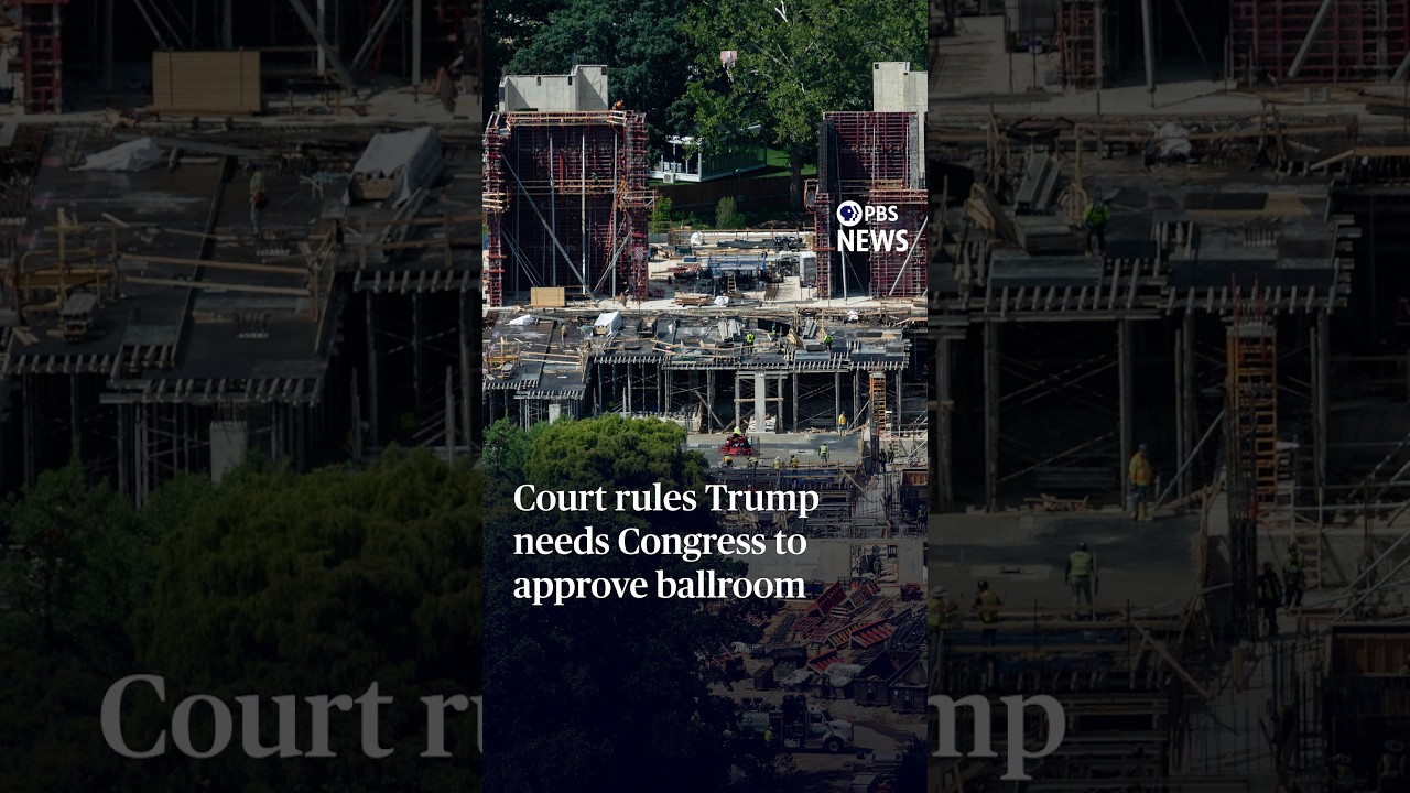 Court rules Trump needs Congress to approve ballroom