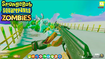 WE BEAT THE SPONGEBOB HALLWAY CUSTOM ZOMBIE MAP!