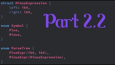 For Your Reference Part 2.2 -- Algebraic Data Types for Parsing