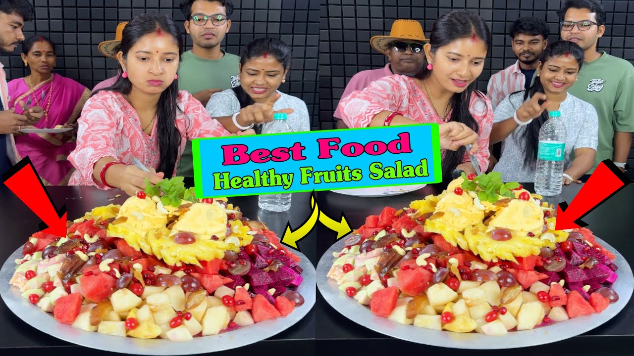 Healthy Fruits Salad Unlimited Food Eat Game Funny Challenge