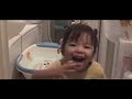 👶出産後の初めての沐浴ーお姉ちゃんと一緒に！