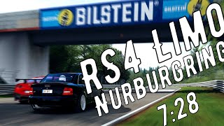 [VR] 1230hp RS4 Limo Nurburgring Nordschleife - Rush Hour - Assetto Corsa VR