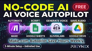 Full Automate AI Voiceovers with Google Sheets + ElevenLabs (Free Make.com Tutorial) Update