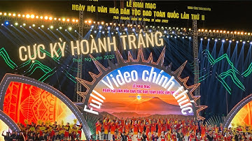 Full | Chính Thức | Lễ khai mạc ngày hội văn hoá dân tộc Dao toàn quốc lần thứ 2 | Thái Nguyên