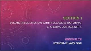 37 Creating Cart Page Part 4  E Commerce Website In PHP & MySQL