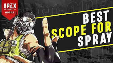 Apex Legends Mobile Best Scope For Spray | Apex Legends Mobile Devotion Tips | @CHILDISHYTofficial