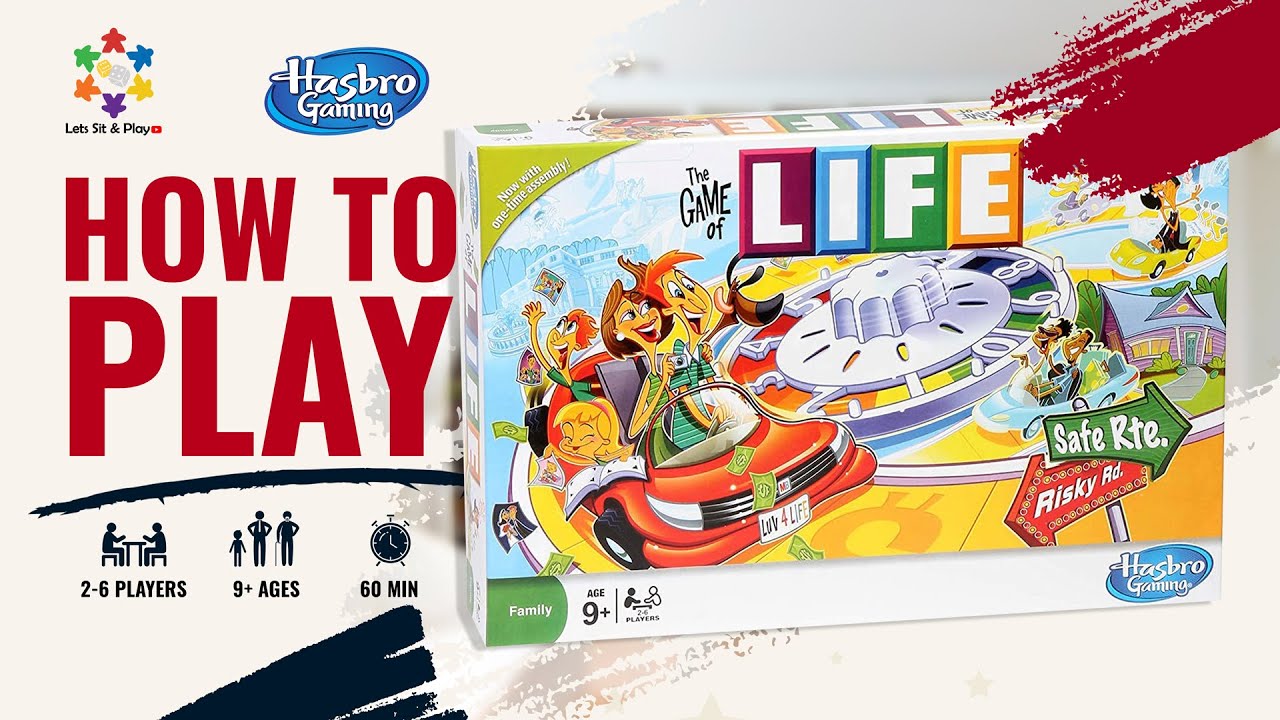 The Game of Life Game, Family Board Game for 2 to 4 Players, for