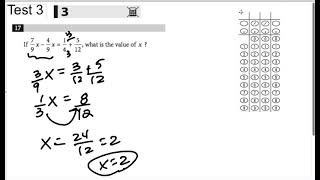 SAT Prep Test 3 Section 3 Problem 17