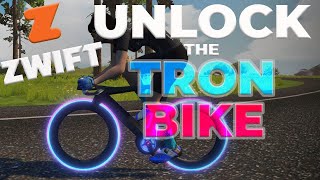 How To Unlock The TRON (GLOWING) BIKE on ZWIFT