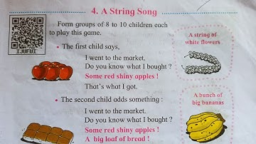 A String Song| English Balbharati| Std 3 |Chap 4 | Unit One | Maharashtra Board | @sdteacher1582