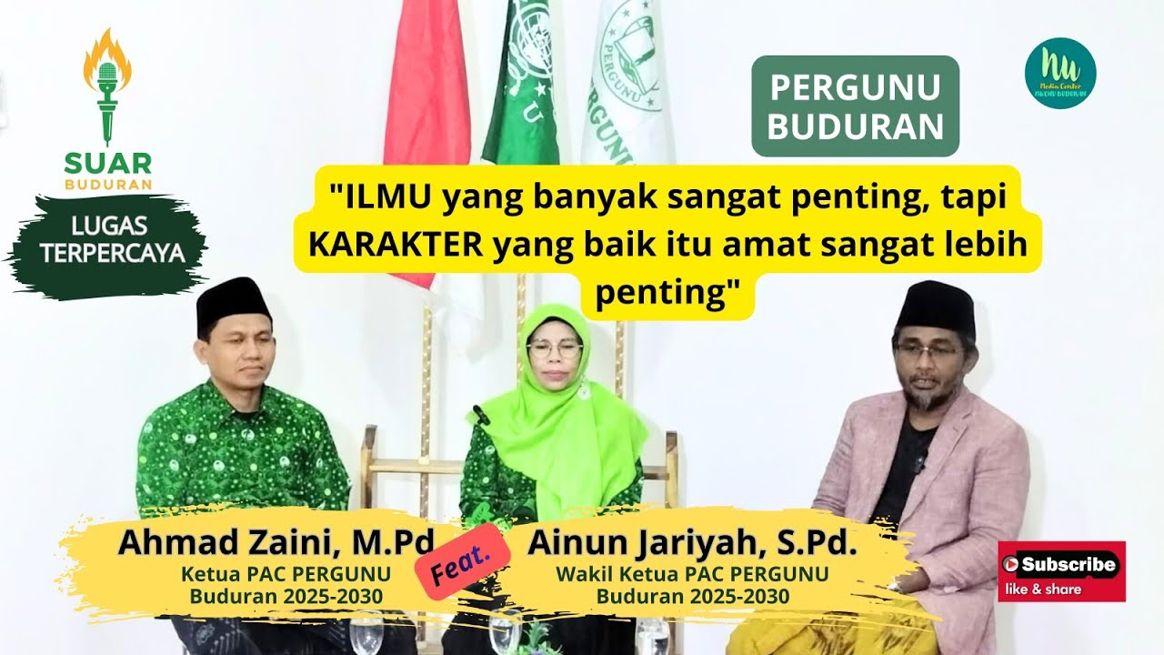 SUAR BUDURAN #8 || PERGUNU || ILMU BANYAK ITU PENTING, TAPI KARAKTER BAIK ITU AMAT SANGAT PENTING