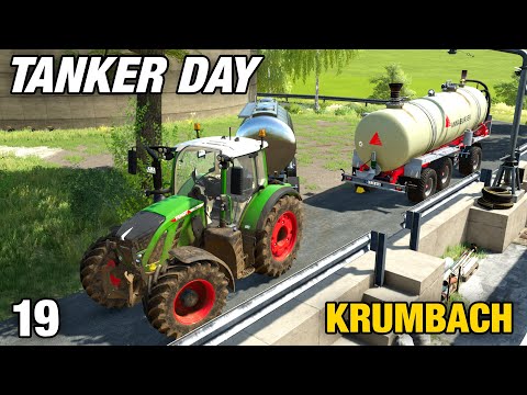 It's Tanker Day!! | Krumbach | Farming Simulator 22 - Episode 19