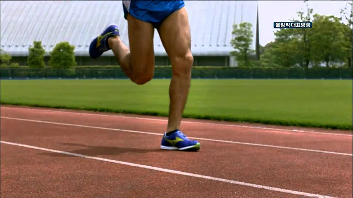 Patrick Makau forefoot strike slow motion