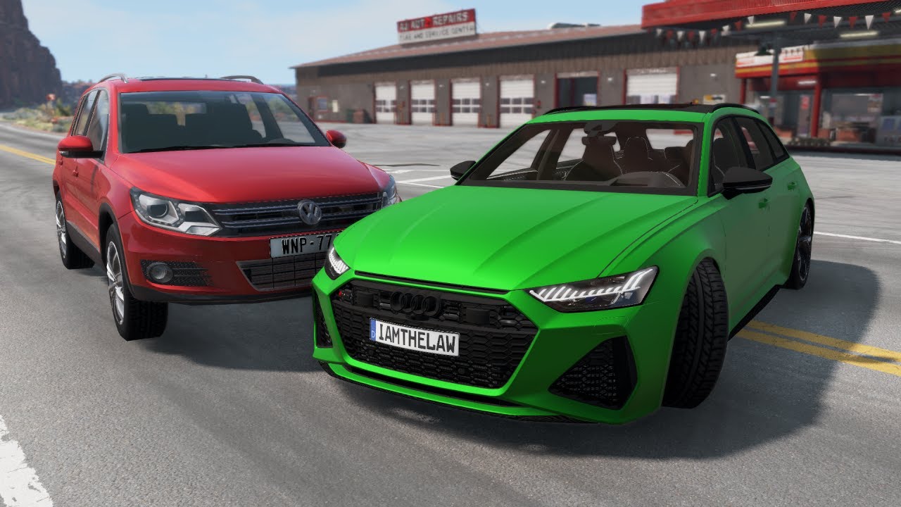 Instant Karma & Car Near Miss 28 BeamNG Drive YouTube