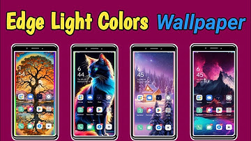 Edge Light Colors wallpaper kaise set kare | how to use edge lighting app | edge light colour
