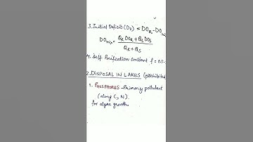 Quick Revision in Only 1 Minute I Environmental Engineering I Chapter 8