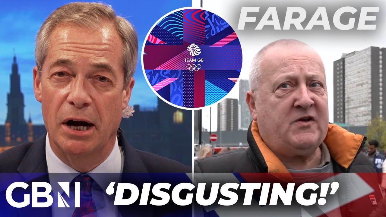 'DISGUSTING!' - British public gives Farage its verdict on new Team GB flag