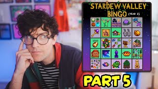 Stardew Valley YEAR 2 BINGO -  Episode 5