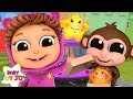 Wheels on the bus  learn colors  nursery rhymes  kids songs  baby joy joy