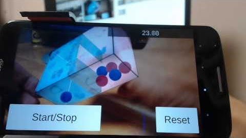 Moving Ball App with Augmented Reality