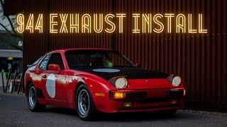 1984 Porsche 944 Dansk Sport Exhaust Install