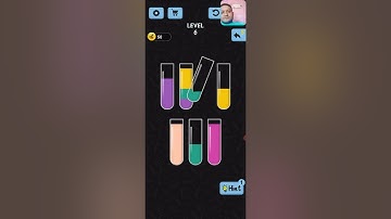 Water Color Sort (Level 6-8) Walkthrough Solution