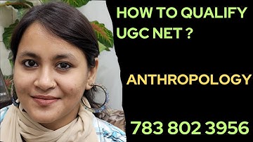 How to qualify nta ugc net jrf Anthropology exam ? #ugc #jrf