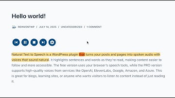 Best Text To Speech Wordpress Plugin 2025 - Natural Text To Speech
