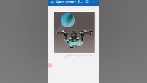 How to find minimum deviation of prism by spectrometer
