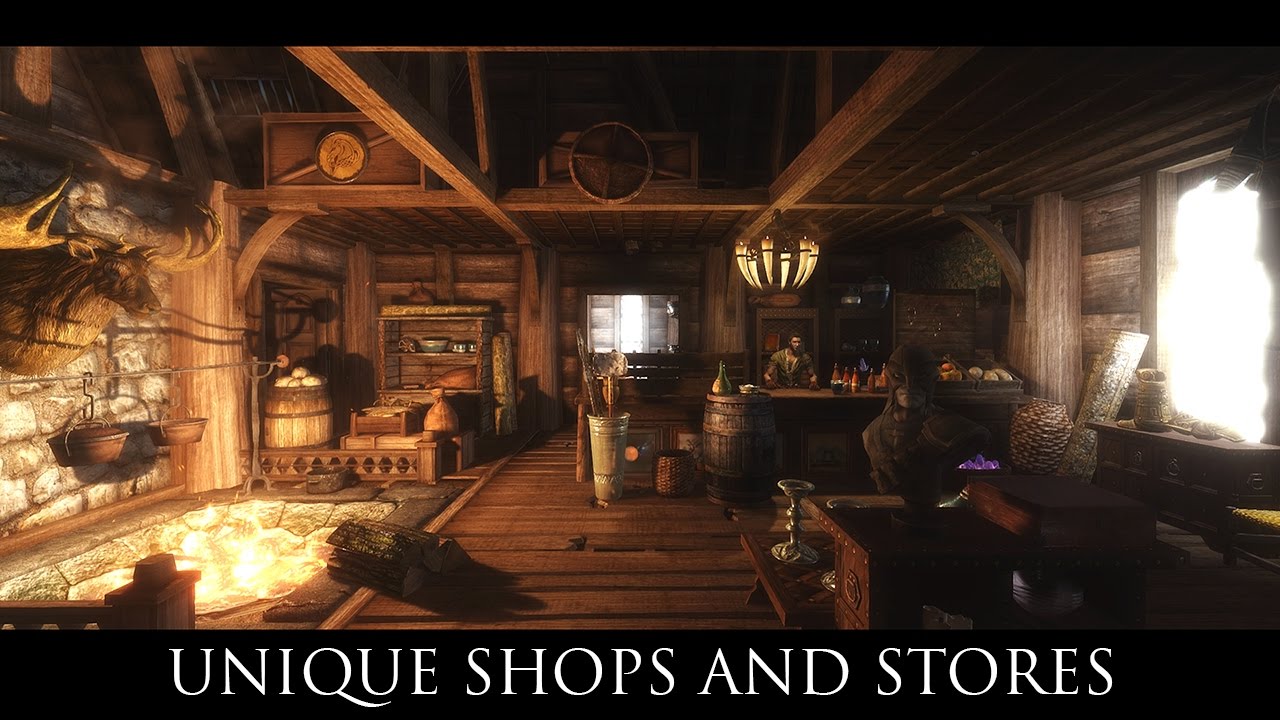 miljøforkæmper sjæl inaktive TES V - Skyrim Mods: Unique Shops and Stores - YouTube