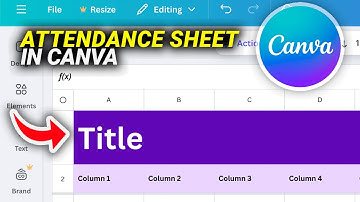 How To Make An Attendance Sheet In Canva Fast