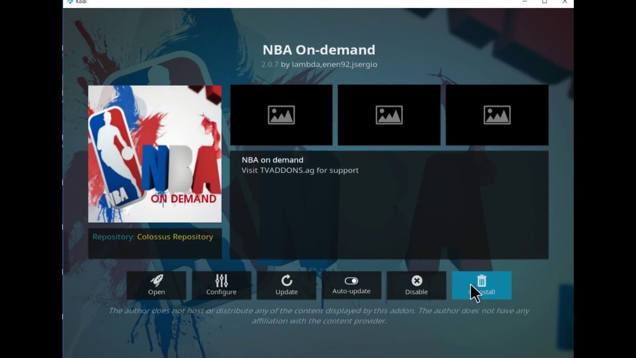 Removing Addons in Kodi