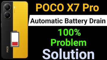 POCO X7 Pro Battery Drain Problem | How to Solve Battery Drain Problem in Poco X7 Pro 5g Mobile