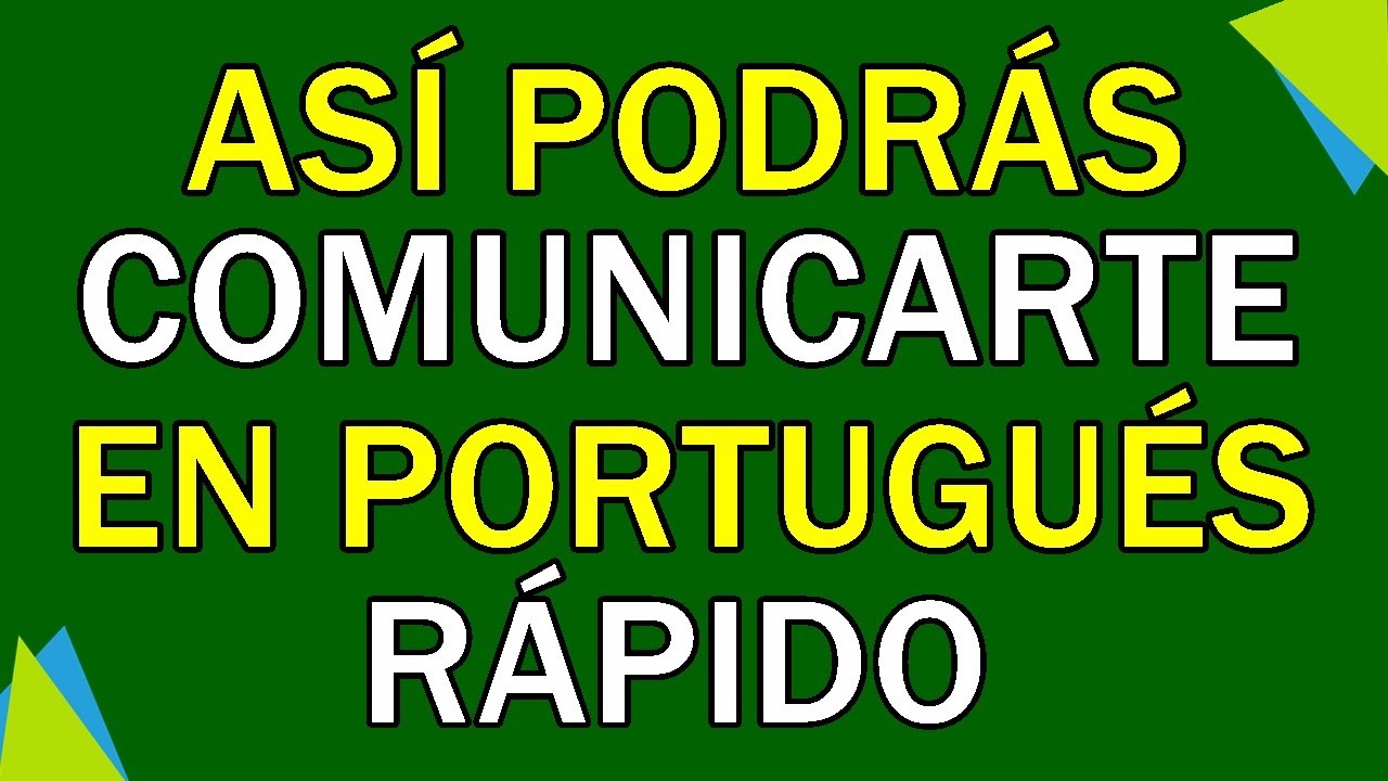 30 frases que te harán hablar portugués rápido