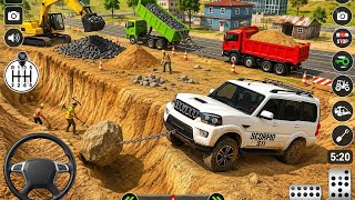 Real Construction Simulator 3D #2 -and car Excavator Driving Game - Android Gameplay screenshot 5