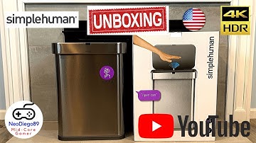 SimpleHuman Sensor Can Unboxing (English)