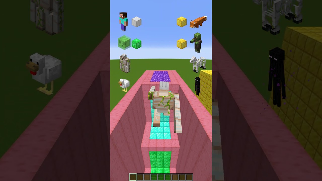 Minecraft, who will jump the highest!