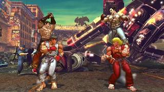 Street Fighter X Tekken - Ryu &amp; Jin VS Ken &amp; Kazuya