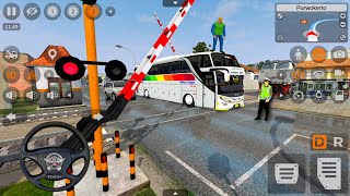 Bus Sinar Jaya Ceper Antar Penumpang ke Purwokerto - Bus Simulator Indonesia - Android Gameplay screenshot 3