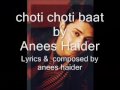 Choti choti baat by anees haider
