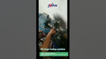 #Yanman Stainless steel mall hinge riveting machine maker