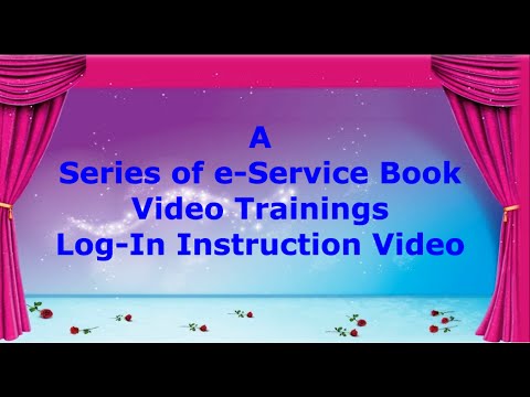 Log In Instruction Video e Service Book KDC Pune