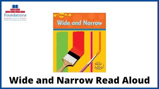 Wide and Narrow Read Aloud