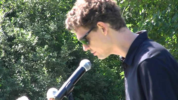Tyler Hodgins, unveiling of  "Glass Half Full" scu...