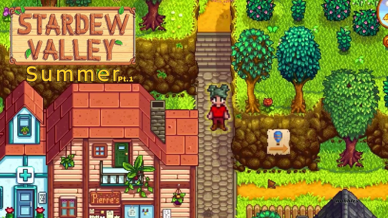 A relaxing Summer In Stardew Valley | No Commentary  Pt.1