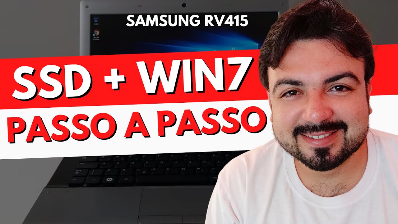 Como Trocar HD por um SSD e Instalar Windows 7 no Notebook Samsung
