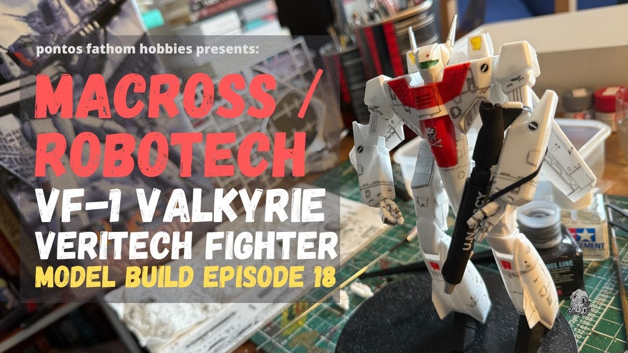 VF-1 Valkyrie - Macross / Robotech - Veritech Fighter Model Build Episode 20