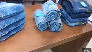 How to fold jeans for display l Travel
