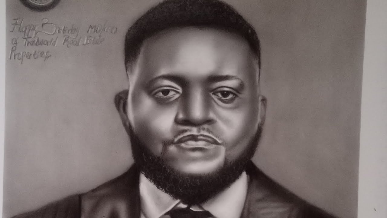 How to draw Realistic portrait with charcoal | Part 1 